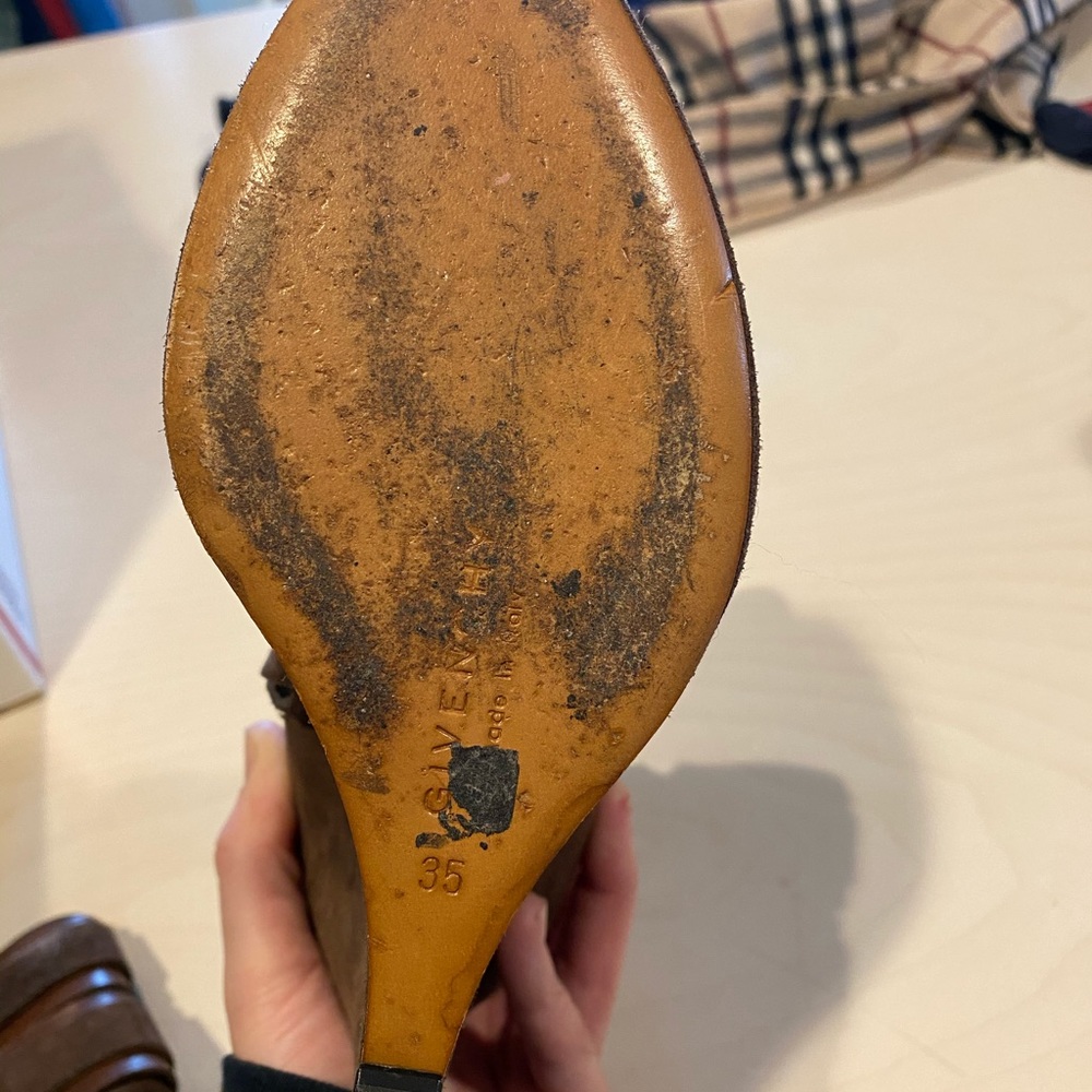 Givenchy Platform Booties Size 35 - image 3